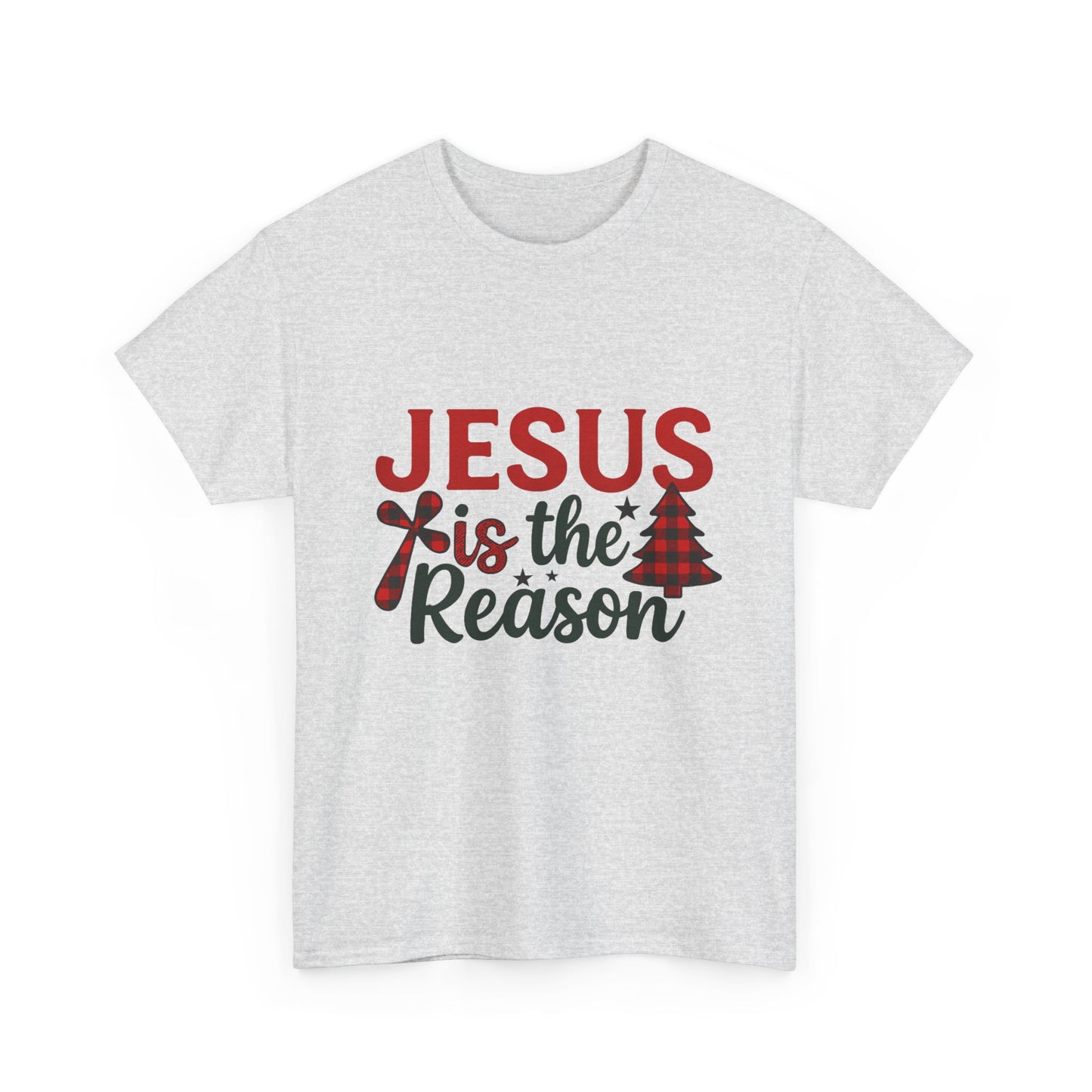 Jesus is the Reason Christmas Tee - Faith-Based Holiday Gift