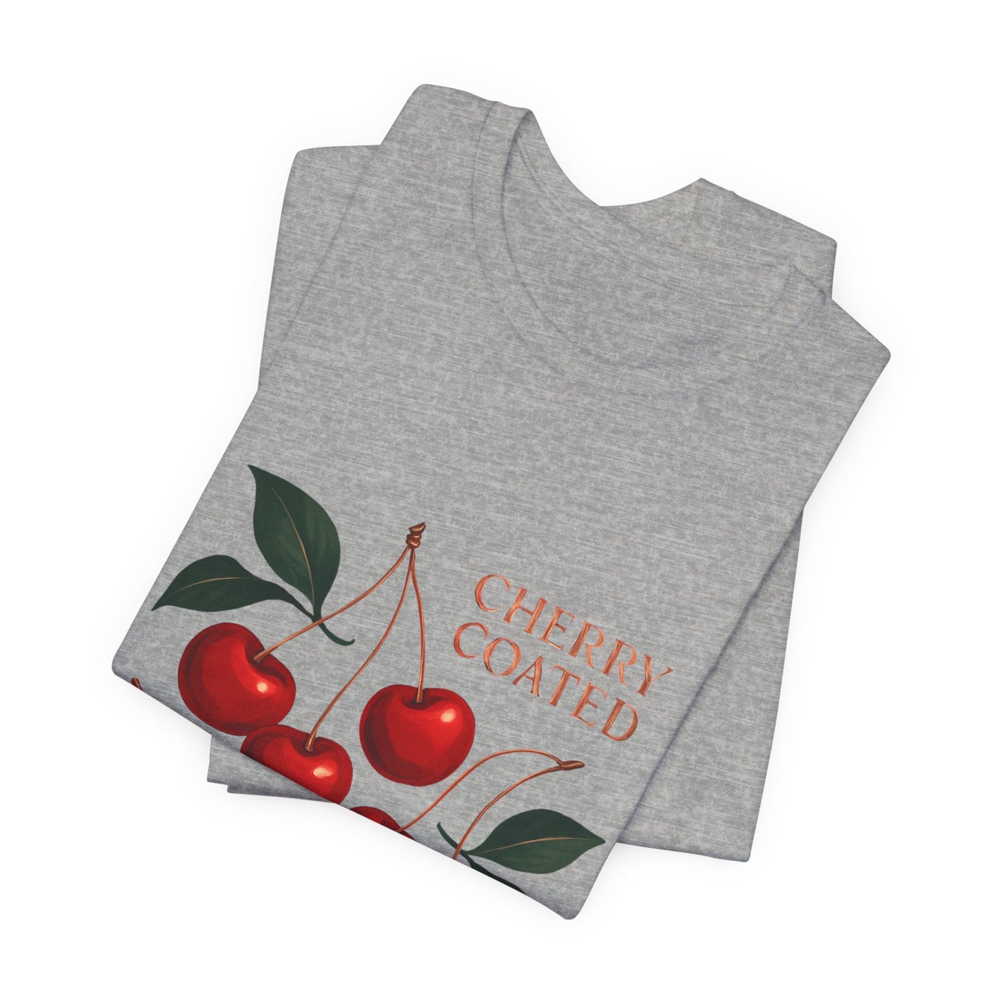 Cherry Coated Tee — Vintage Cherry Graphic T-Shirt