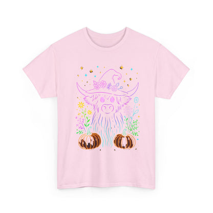 Highland Cow Witch Hat Tee