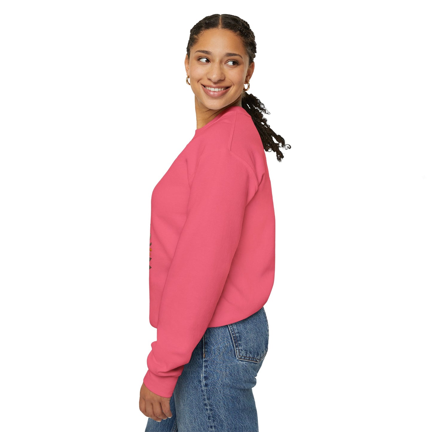 Happy Halloween Cow & Ghost Crewneck Sweatshirt