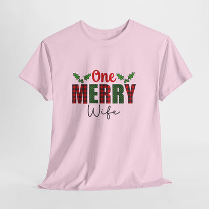 One Merry Wife Christmas Tee