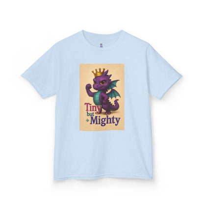Kids Dragon Tee, Fun Kids T-Shirt, Tiny but Mighty Shirt, Unique Kids Apparel, Gift for Young Adventurers, Cute Dragon Design