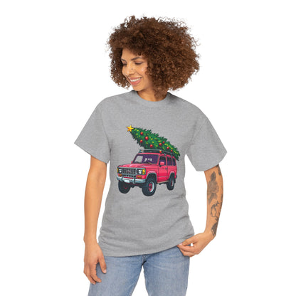Pink SUV Christmas Tree Tee