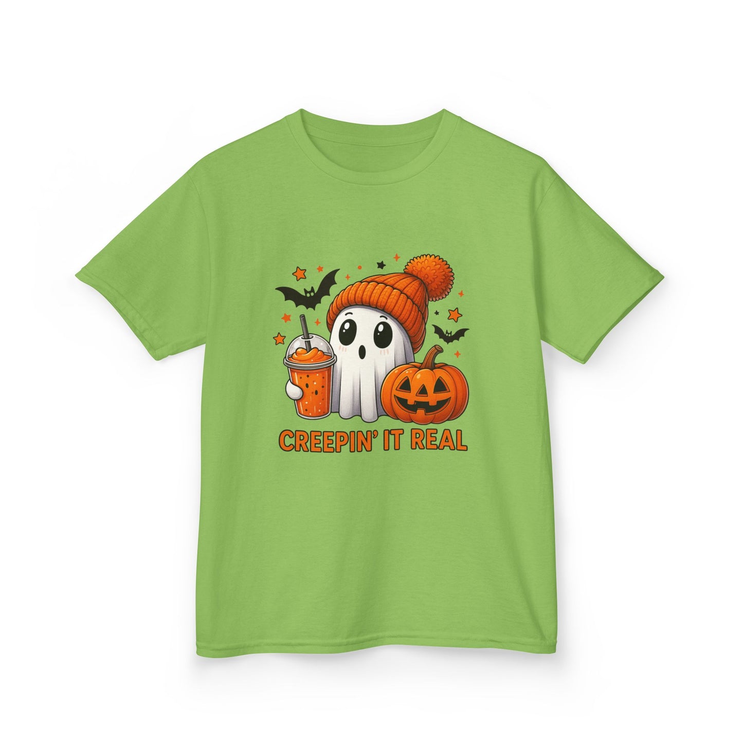 Creepin' It Real Ghost Kids Halloween Tee