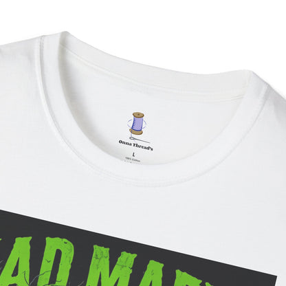 Mad Mafia Unisex Softstyle T-Shirt | Edgy Graphic Tee for Casual Wear, Gift for Halloween, Party, or Everyday Style