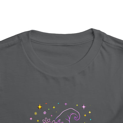 Toddler Halloween Tee - Witch Silhouette Floral Design