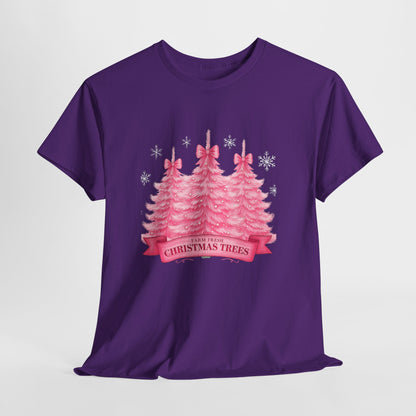 Farm Fresh Pink Christmas Tree Tee