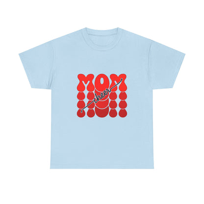 Retro Mom Cheer Tee – Bold Support & Spirit Shirt