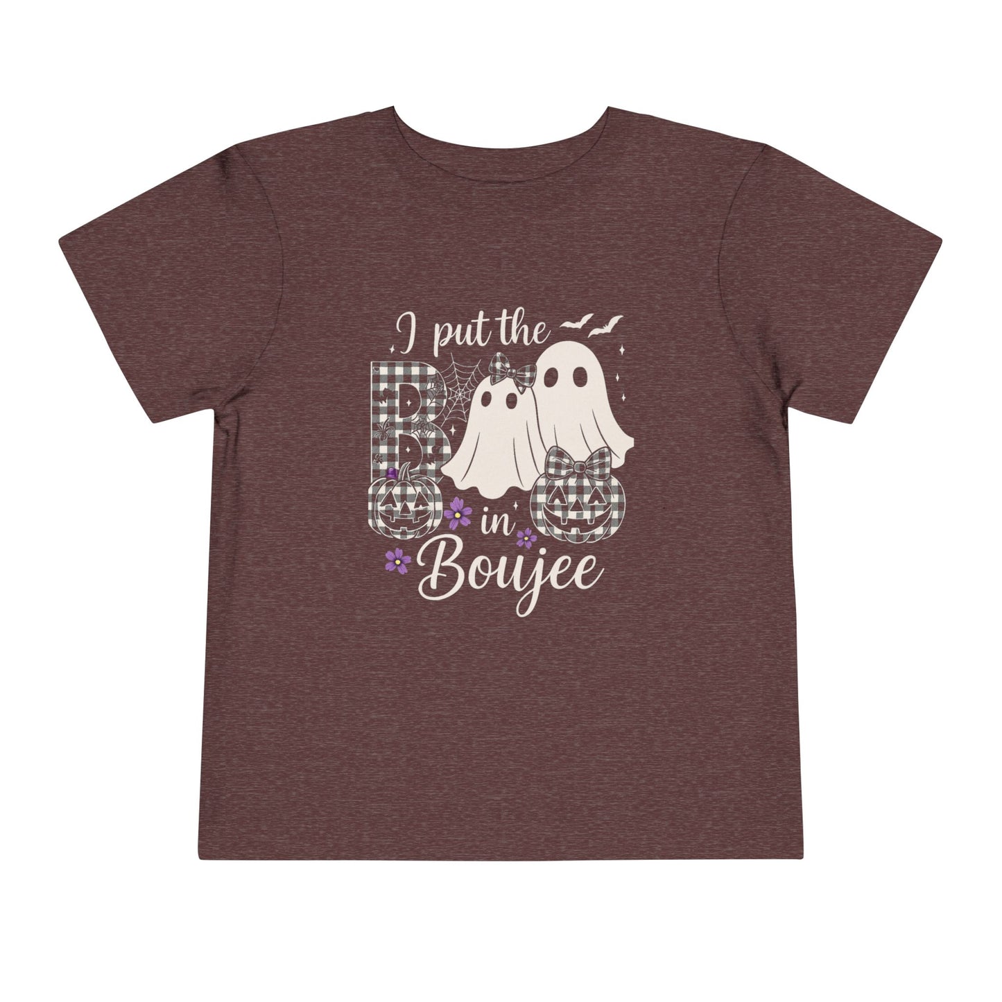 Boujee Halloween Toddler Tee: I Put the B in Boujee