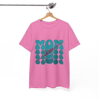 MOM Cheer – Turquoise Spirit Tee
