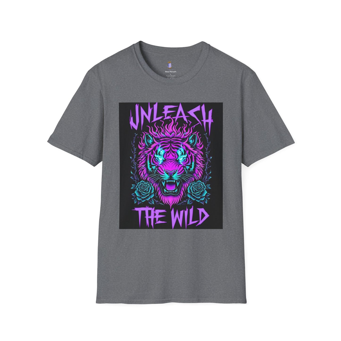 Unleash the Wild Graphic Tee | Cool Graphic Shirt, Unisex T-Shirt, Animal Lover Gift, Nature-Inspired Fashion, Festival Wear