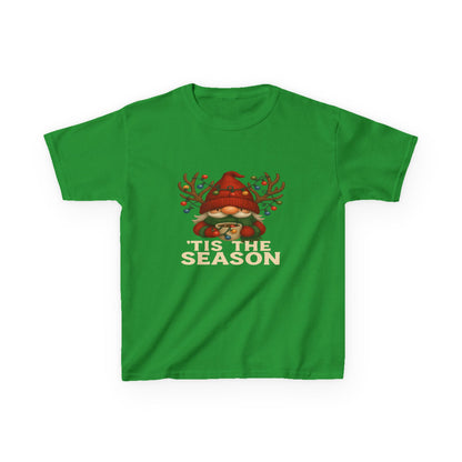 Gnome Dino 'Tis The Season Kids Christmas Tee