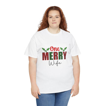 One Merry Wife Christmas Tee