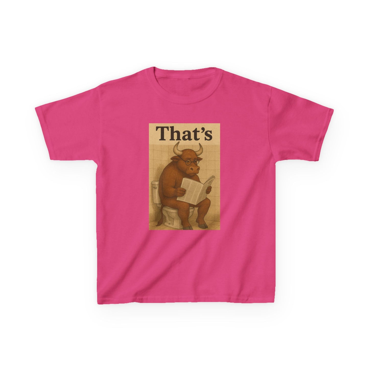 Bull Market Bathroom Break - Funny Kids Tee
