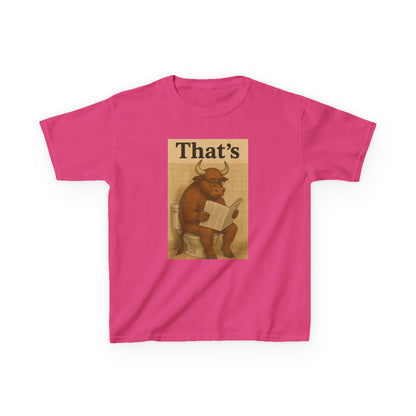 Bull Market Bathroom Break - Funny Kids Tee