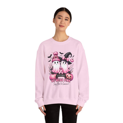 Boo-tiful Breast Cancer Awareness Halloween Crewneck