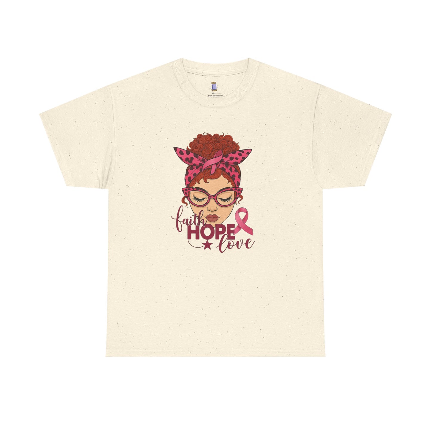 Empowering Cancer Awareness Tee, Hope Love Pink Ribbon Shirt, Inspirational Unisex Tee, Gifts for Breast Cancer Awareness, Supportive [...]
