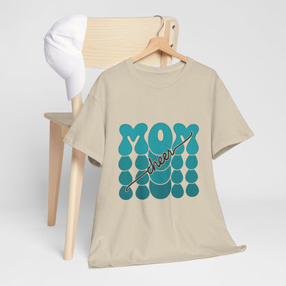 MOM Cheer – Turquoise Spirit Tee