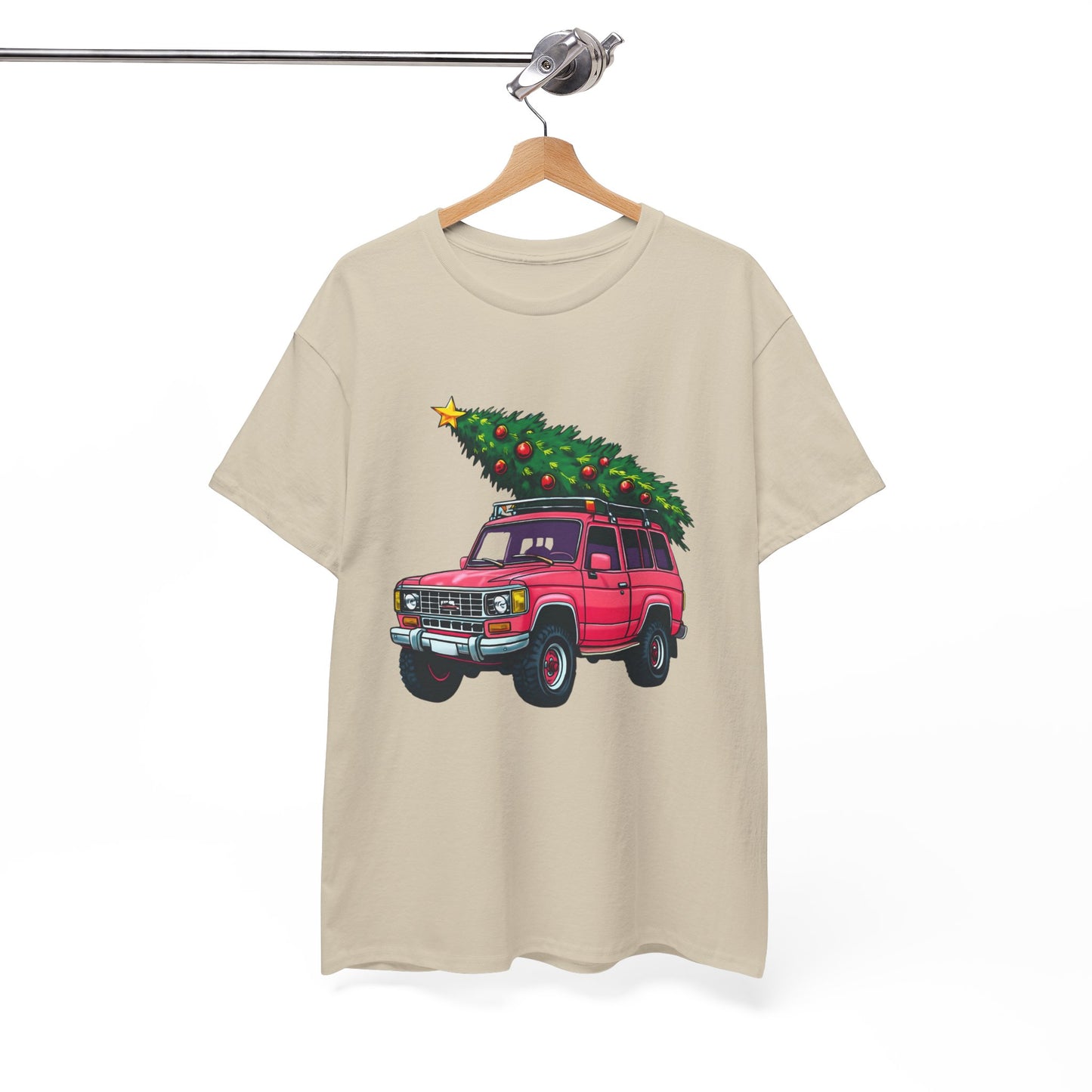 Pink SUV Christmas Tree Tee
