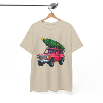 Pink SUV Christmas Tree Tee