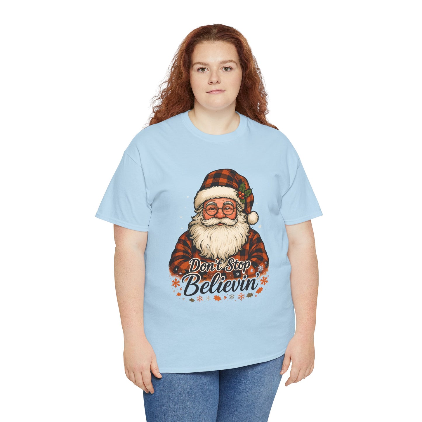 Santa Believes: Don't Stop Believin'  Tee