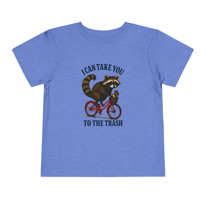 Raccoon Bike Ride Toddler Christmas Tee