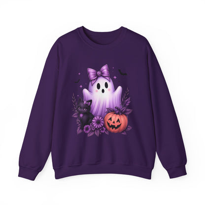 Cute Halloween Ghost Crewneck Sweatshirt