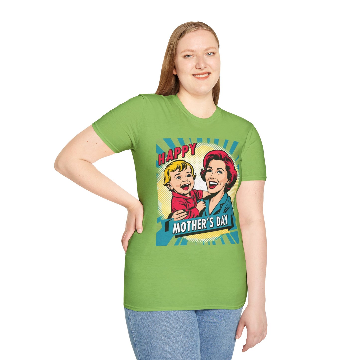 Happy Mother's Day Unisex T-Shirt, Vintage Graphic Tee, Gift for Mom, Celebration Apparel, Mother's Day Presents, Comfortable Casual Wear