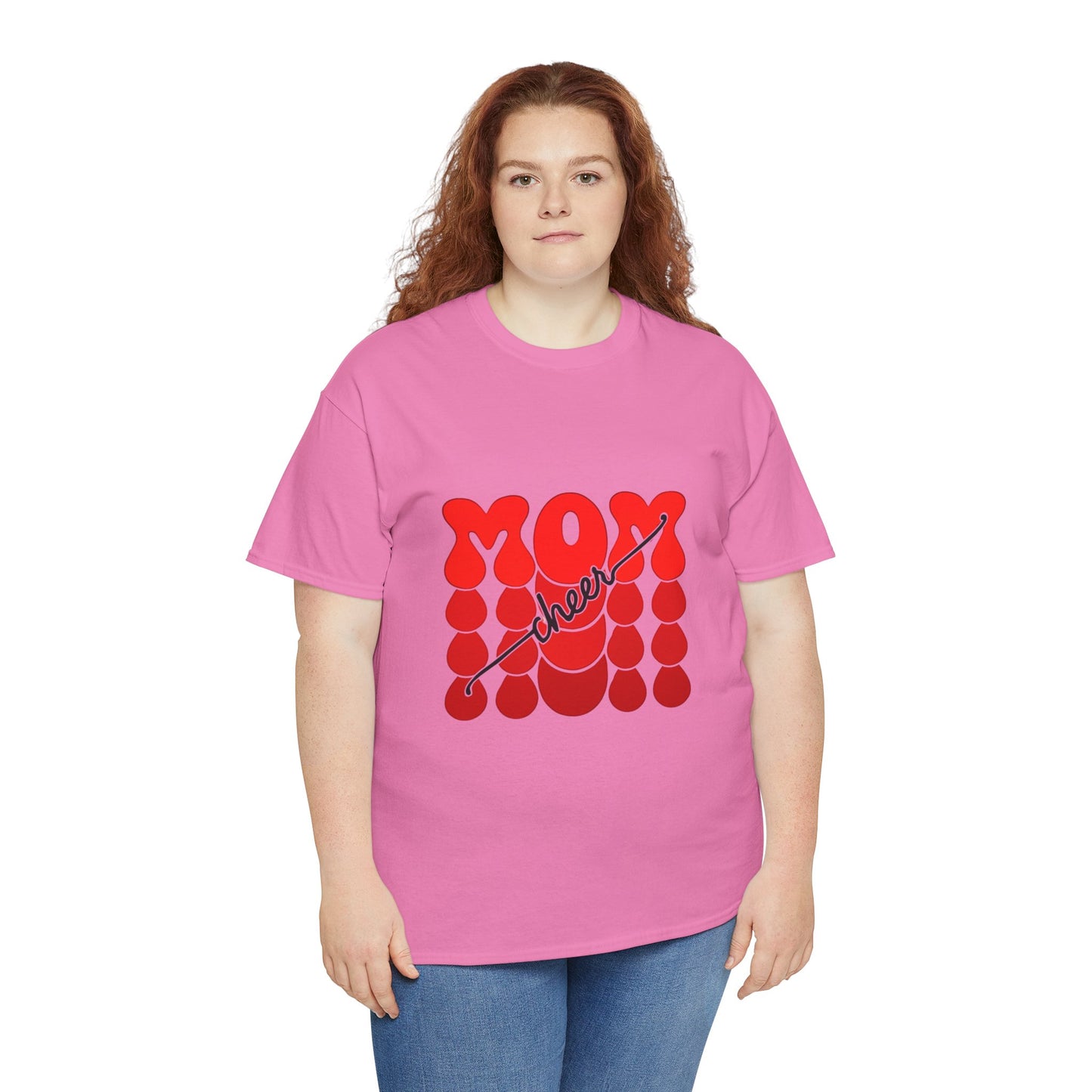 Retro Mom Cheer Tee – Bold Support & Spirit Shirt