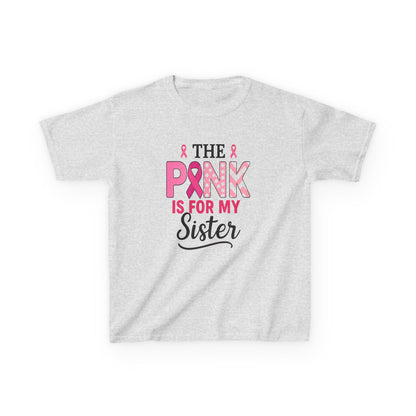 Pink Ribbon Sister Tee: Breast Cancer Awareness Gift