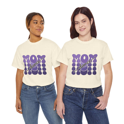 MOM Dance – Purple Letter Stage Spirit Tee