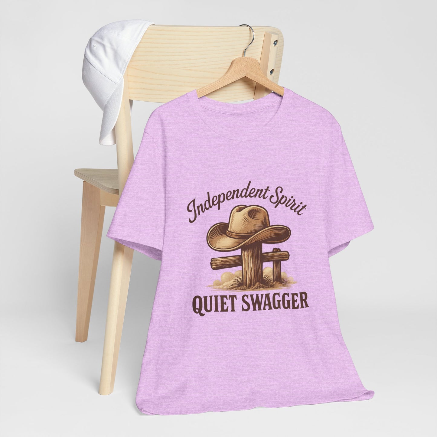 Quiet Swagger Cowboy Tee — Independent Spirit Western T-Shirt