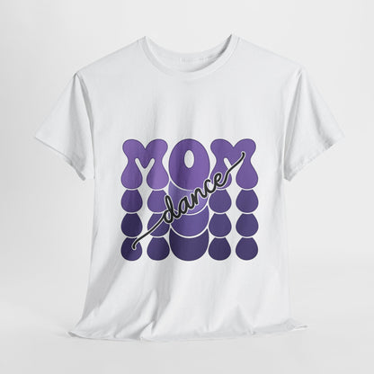 MOM Dance – Purple Letter Stage Spirit Tee