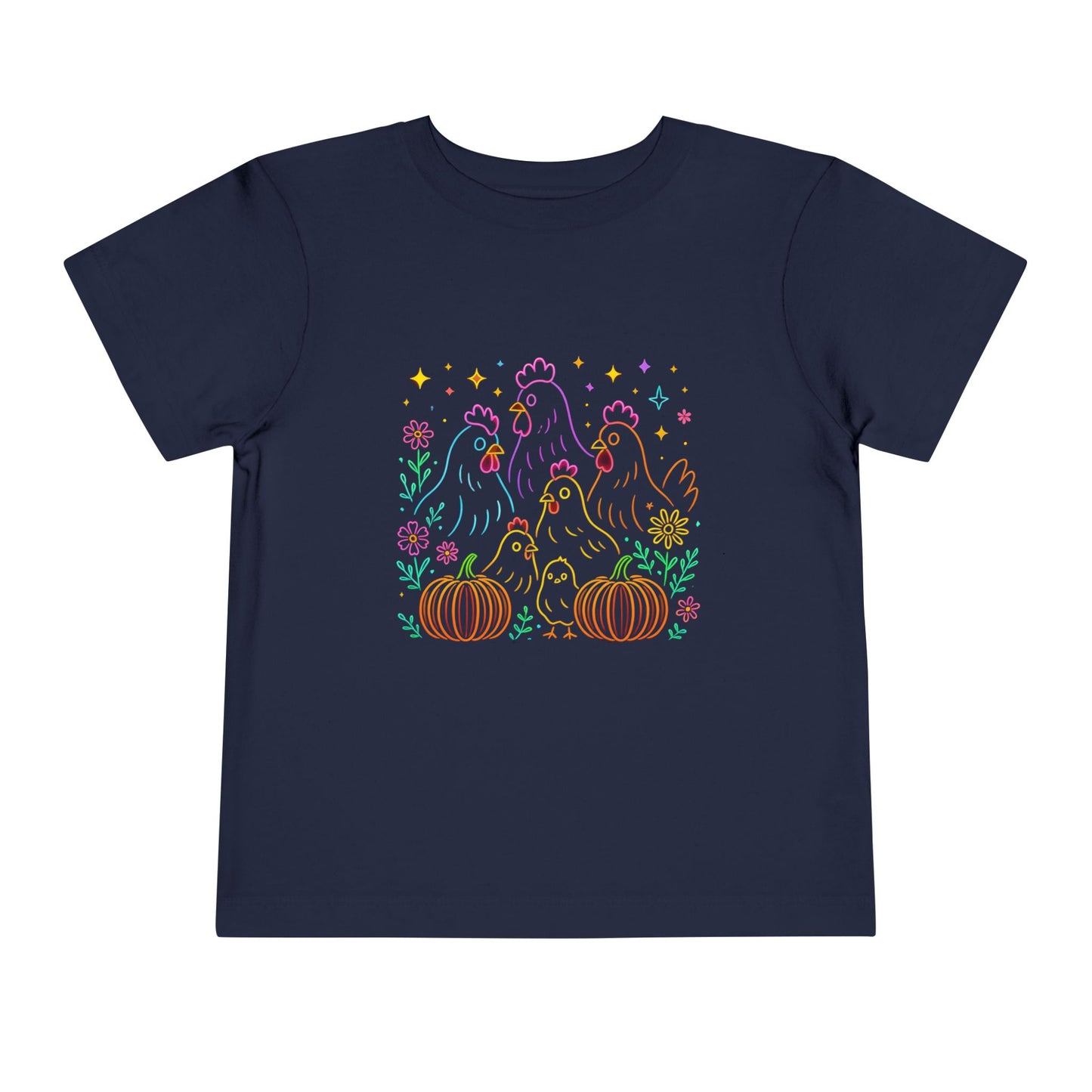 Chicken & Pumpkins Toddler Christmas Tee