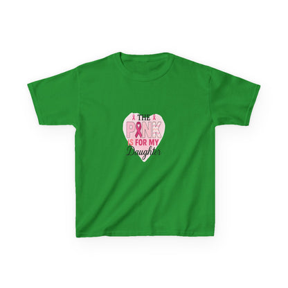 Pink Dinosaur Daughter Tee - Breast Cancer Awareness