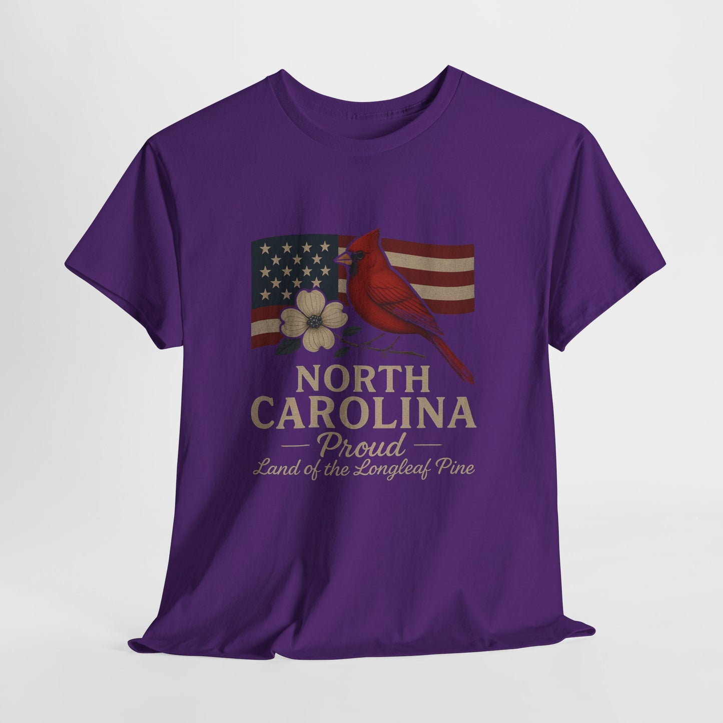 NC Pride: Cardinal, Dogwood & State Flag Tee