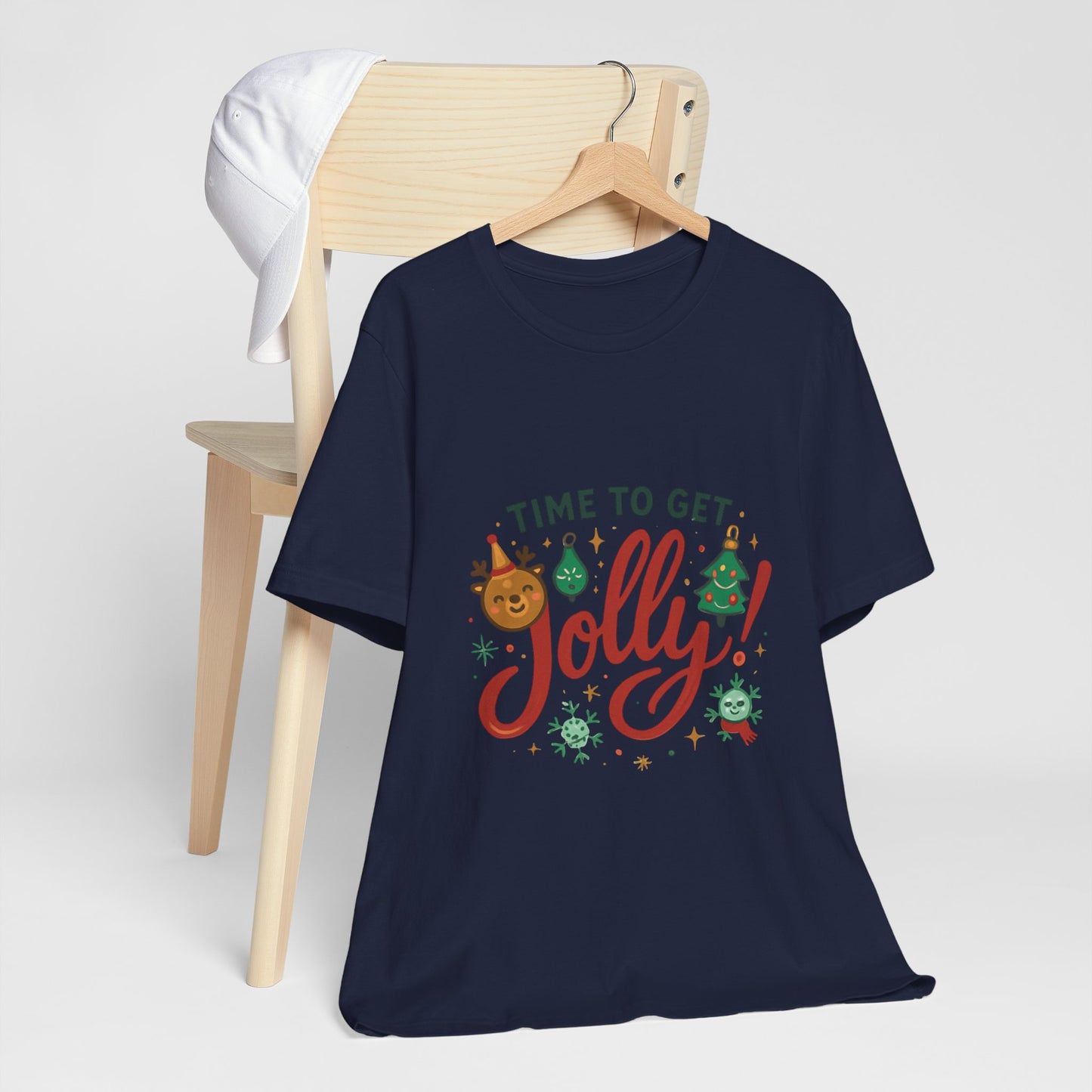 Time to Get Jolly! Christmas Tee — Festive Holiday Graphic T-Shirt