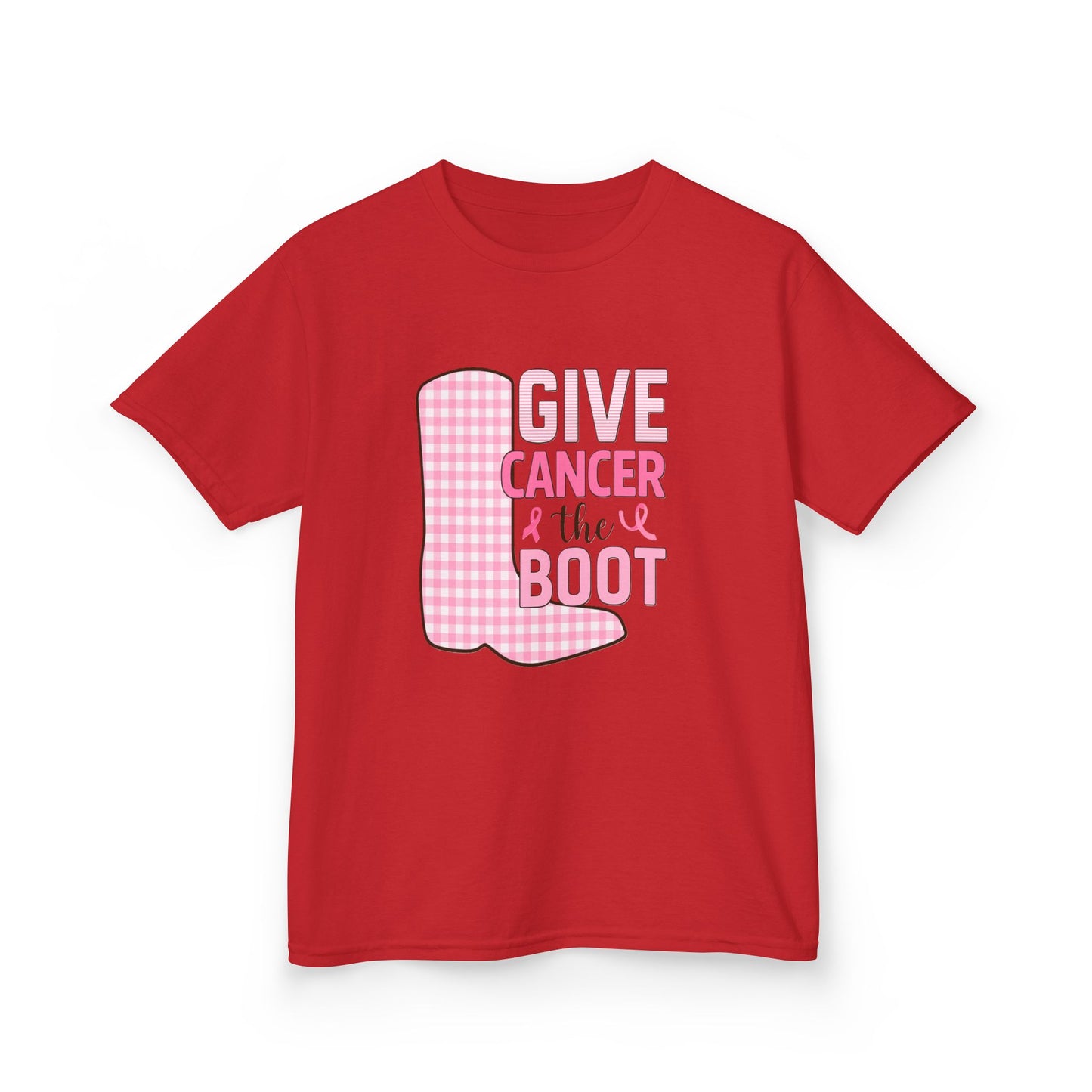 Give Cancer the Boot: Dinosaur Christmas Tee