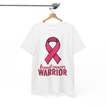 Breast Cancer Warrior Pink Ribbon Tee