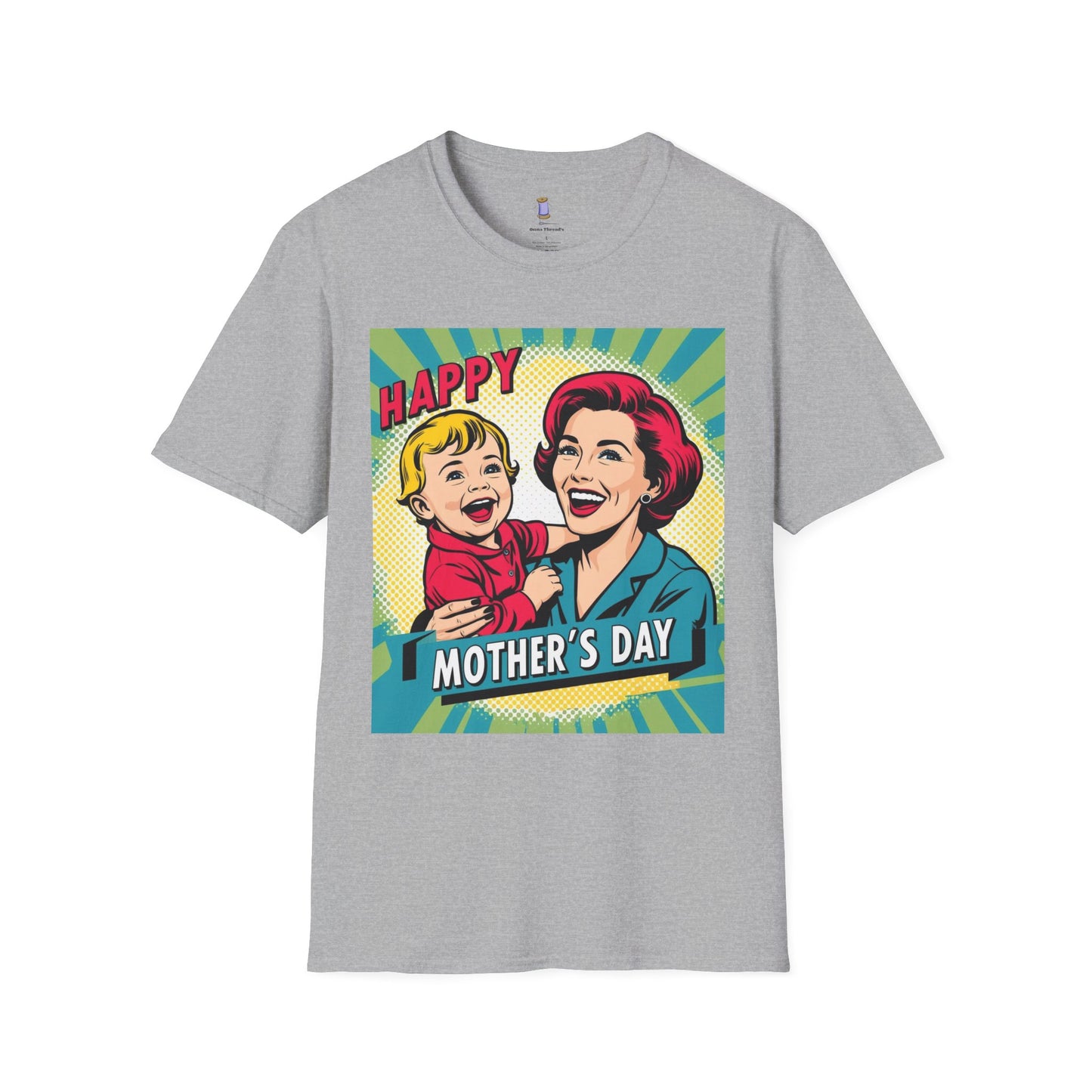 Happy Mother's Day Unisex T-Shirt, Vintage Graphic Tee, Gift for Mom, Celebration Apparel, Mother's Day Presents, Comfortable Casual Wear