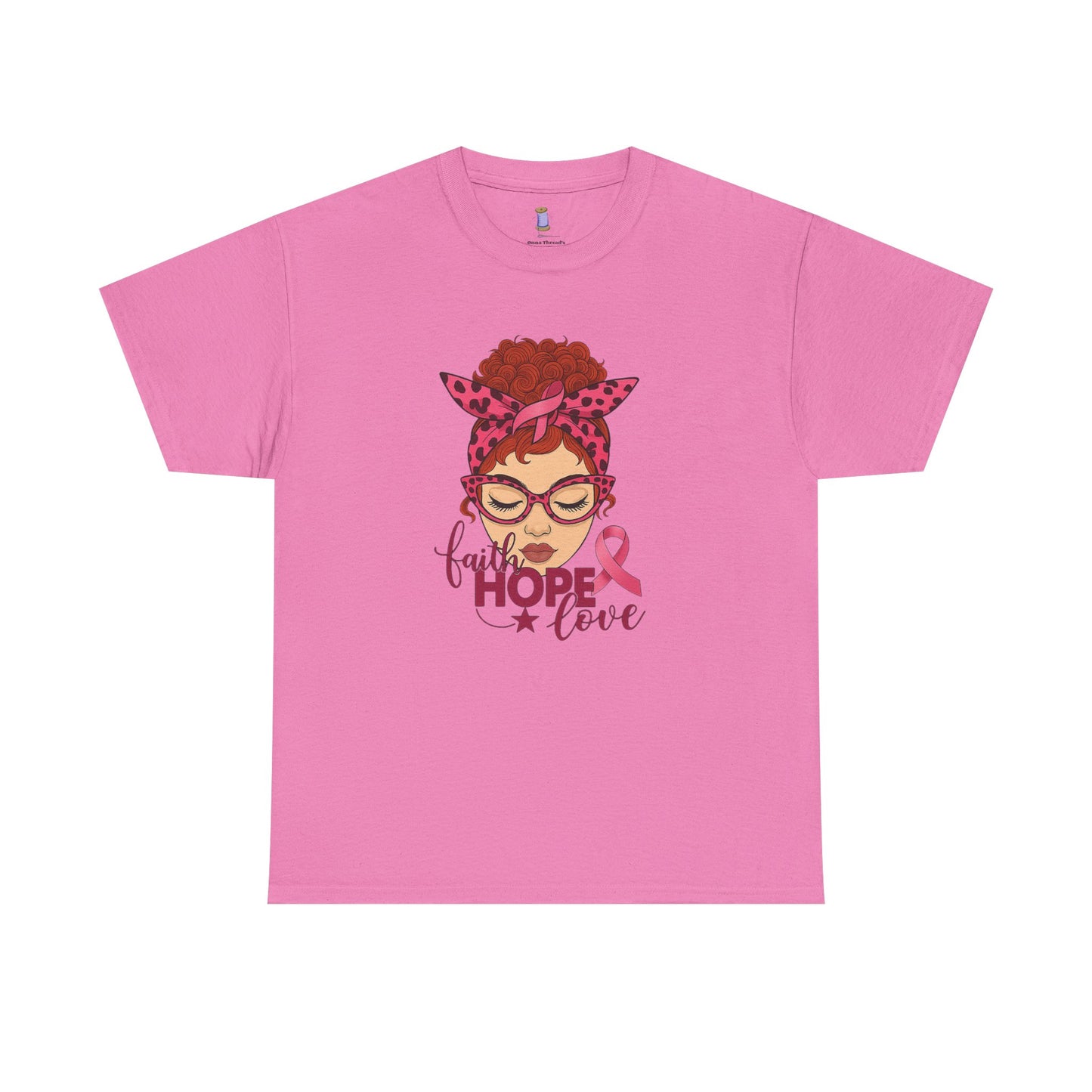 Empowering Cancer Awareness Tee, Hope Love Pink Ribbon Shirt, Inspirational Unisex Tee, Gifts for Breast Cancer Awareness, Supportive [...]