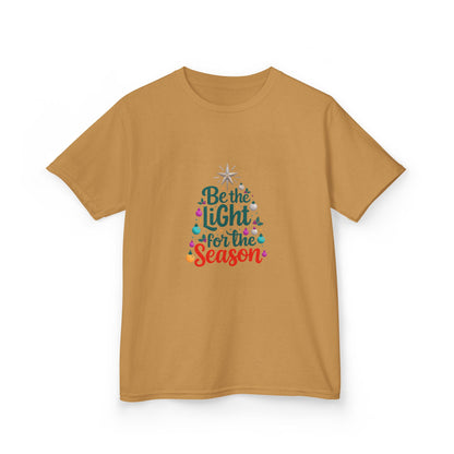 Be the LIGHT Christmas Tree Dino Kids Tee