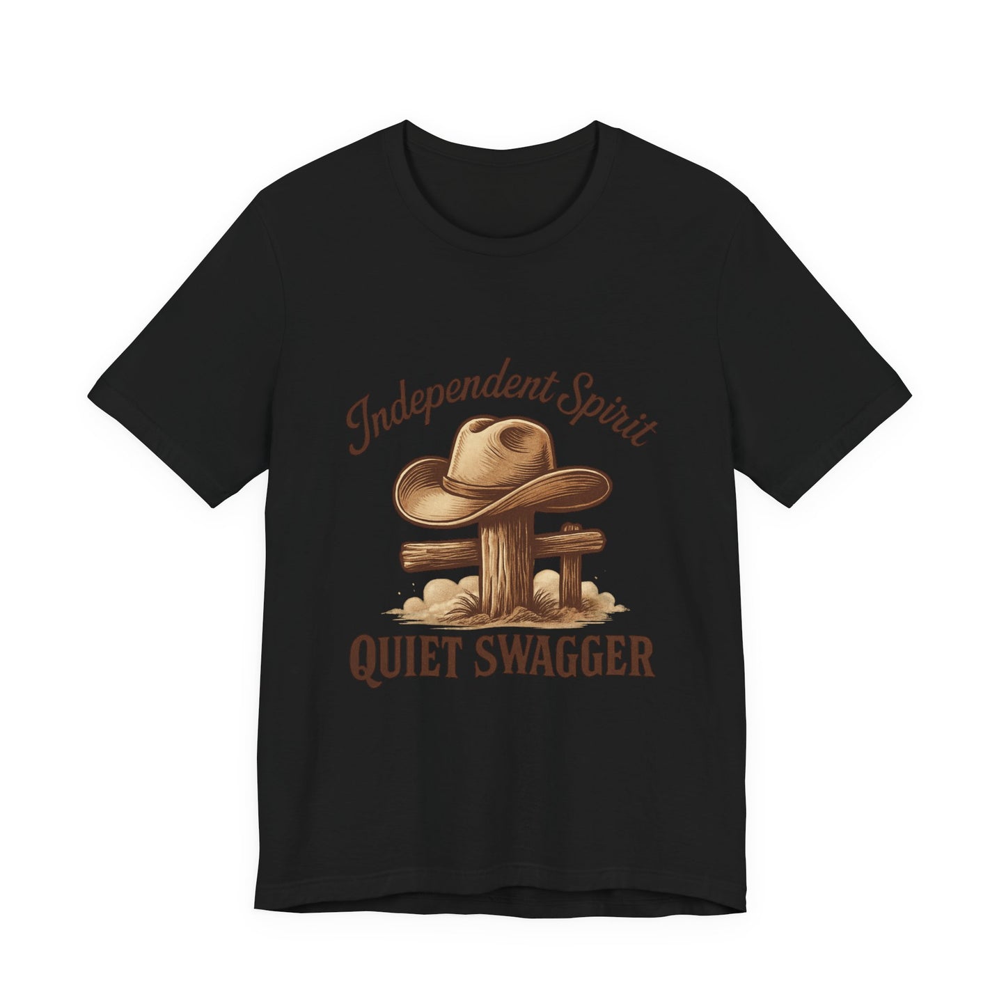 Quiet Swagger Cowboy Tee — Independent Spirit Western T-Shirt