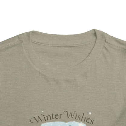Winter Wishes Cottage Christmas Tee - Toddler Holiday
