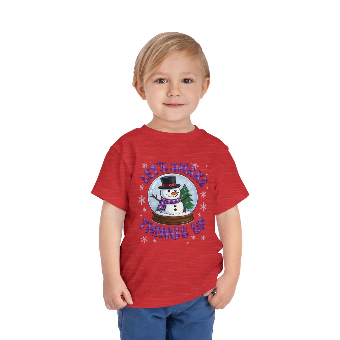 Shake Things Up! Snowman Christmas Toddler Tee