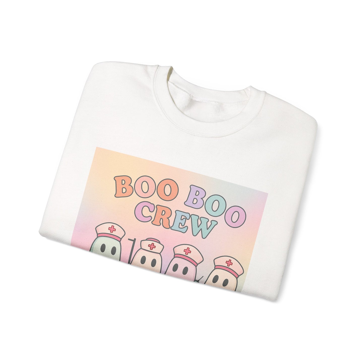 Boo Boo Crew Halloween Ghost Nurse Sweatshirt