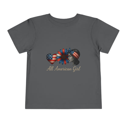 All American Girl Heart & Flower Tee