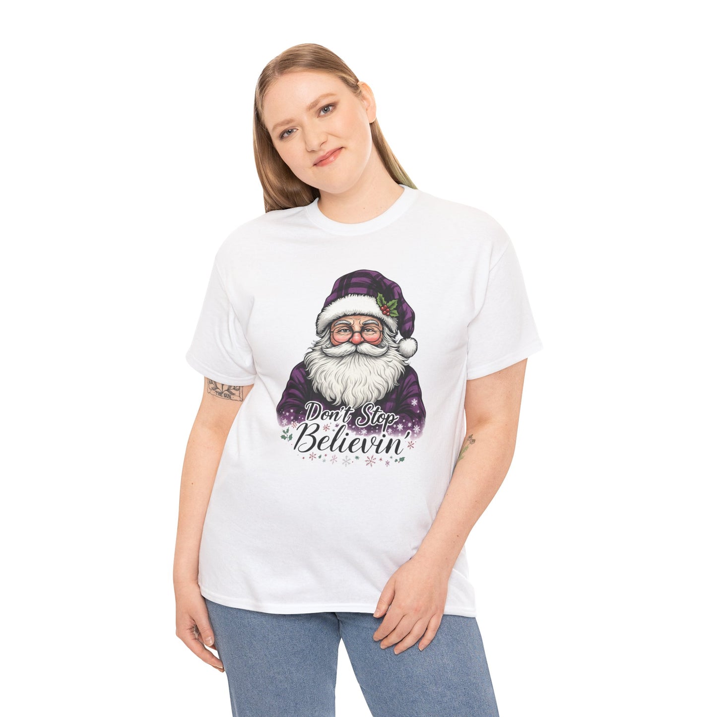 Don't Stop Believin' Santa Tee