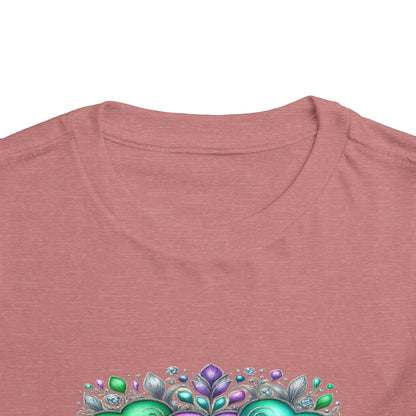 Toddler Tee Live Laugh Love Floral Design