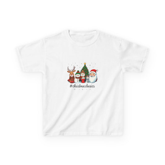 Festive Dino Christmas Tee: Reindeer & Snowman Fun!